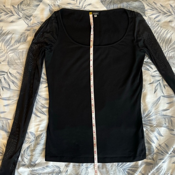 FERRE Gianfranco ferre TATOO VINTAGE TOP BLACK SIZE M VGC - Picture 13 of 16